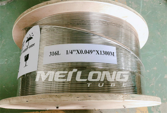 SGS BV Đường dây điều khiển thủy lực liền mạch Ống mao dẫn Ống cuộn kim loại
