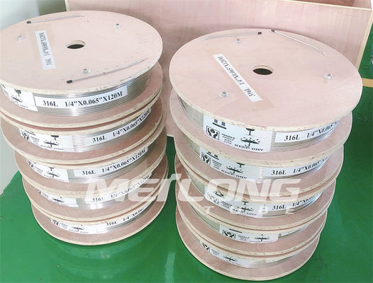 Ống mao dẫn được vẽ lại liền mạch SS316L 1 8 Ống mao dẫn