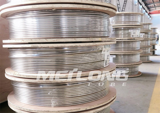 Đường dây thủy lực Ống mao dẫn áp suất cao AISI SS316L Dây điều khiển đóng gói