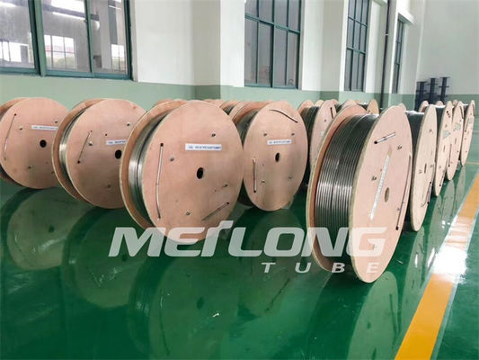 Đường dây thủy lực Ống mao dẫn áp suất cao AISI SS316L Dây điều khiển đóng gói