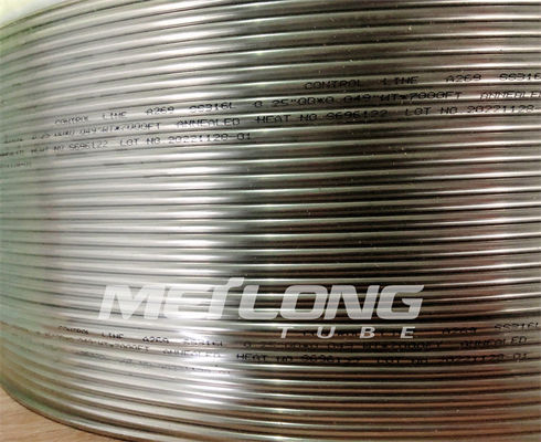 Dây chuyền phun hóa chất Ống hợp kim niken Ống ASTM B423 Inconel 625 825