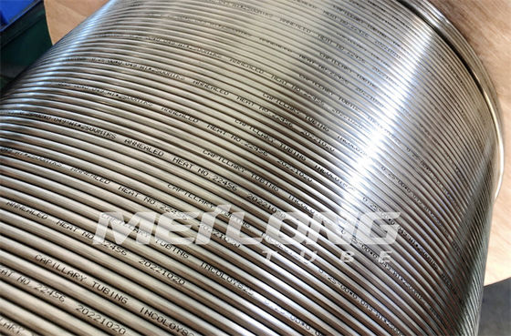 Ống mao dẫn bằng thép không gỉ Incoloy 825 Phun hóa chất Ống mao dẫn áp suất cao