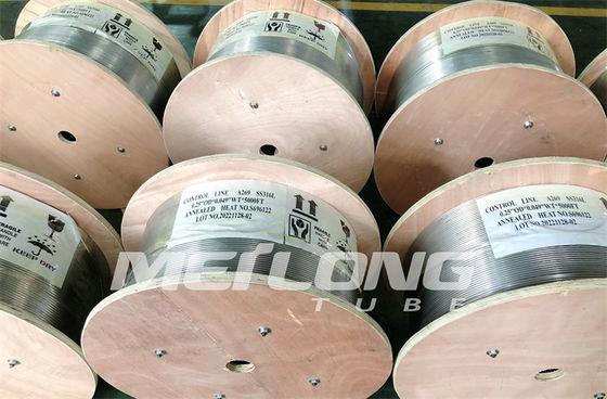 Dây chuyền điều khiển thủy lực ISO15156 Dây chuyền phun hóa chất 3/8 '' OD X 0,065 '' WT