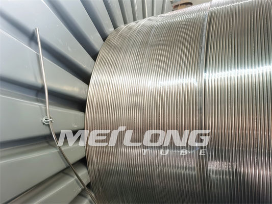 Dây chuyền phun hóa chất đã được thử nghiệm thủy tĩnh Incoloy 825 Ống cuộn mao dẫn