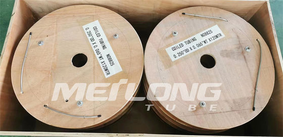 Phụ kiện Ferrule Cuộn ống thép không gỉ 1 2 12000M Cuộn ống thép được thử nghiệm thủy lực