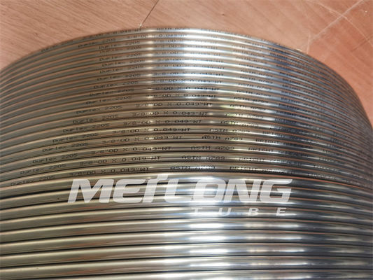 Phụ kiện Ferrule Cuộn ống thép không gỉ 1 2 12000M Cuộn ống thép được thử nghiệm thủy lực