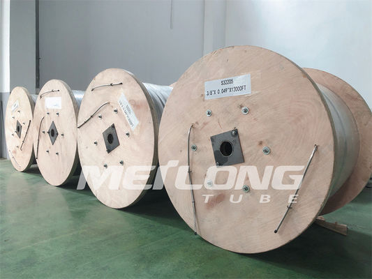 Dây chuyền điều khiển cuộn ống thép công nghiệp khí đốt UNS S31603 Ống mao dẫn áp suất cao