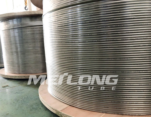 Dây chuyền phun hóa chất mao dẫn bằng thép không gỉ 316L Ống thép không gỉ cuộn