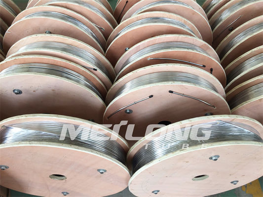 Ống cuộn mao dẫn lỗ khoan được ủ với các phụ kiện Ferrule 1 2 cuộn dây không gỉ