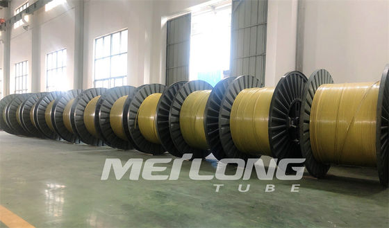 Dây chuyền phun hóa chất đóng gói hình chữ nhật tròn 3 8 cuộn thép không gỉ