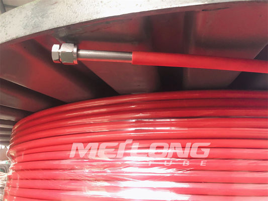 Dây chuyền phun hóa chất đóng gói hình chữ nhật tròn 3 8 cuộn thép không gỉ