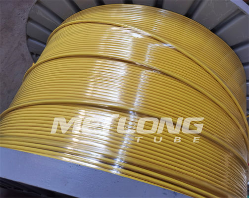 Dây điều khiển đóng gói PVDF 12000M Ống cuộn mao dẫn hình chữ nhật tròn