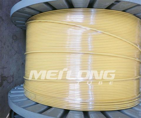 Dây điều khiển đóng gói PVDF 12000M Ống cuộn mao dẫn hình chữ nhật tròn