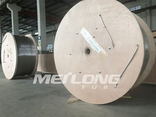 Dây chuyền phun hóa chất ống mao dẫn bằng thép không gỉ liền mạch 1 2 cuộn thép không gỉ