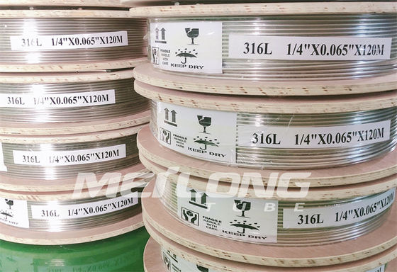 Ống cuộn điều khiển đường ống mao dẫn bằng thép không gỉ 316L
