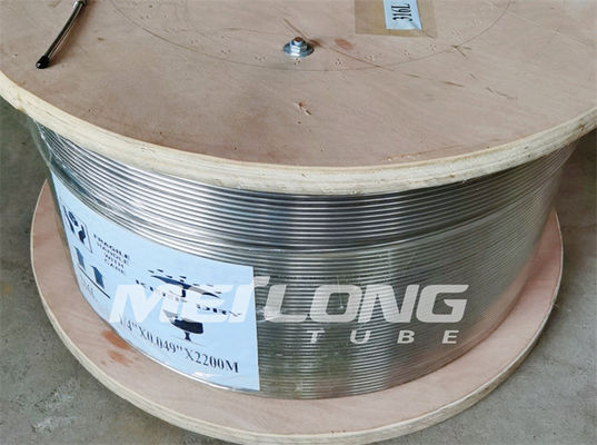 Dây chuyền điều khiển thủy lực được ủ theo tiêu chuẩn ASTM A789 1 2 Ống cuộn không gỉ cho lỗ hạ lưu
