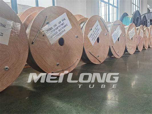Dây điều khiển ống thủy lực song công 2205 SS Ống mao dẫn mỏng cho lỗ xuống